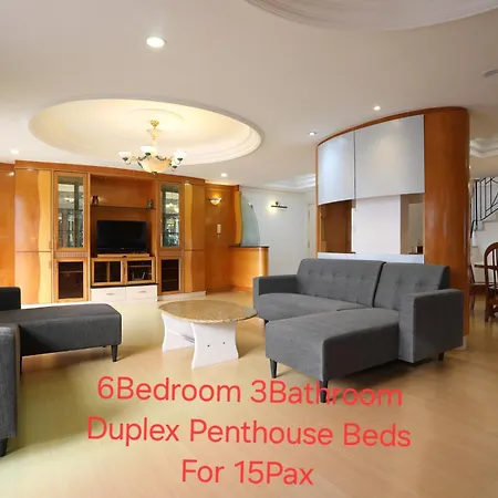 Marina Court: 6-Bedroom Group Stay with Free Parking Kota Kinabalu Exterior photo